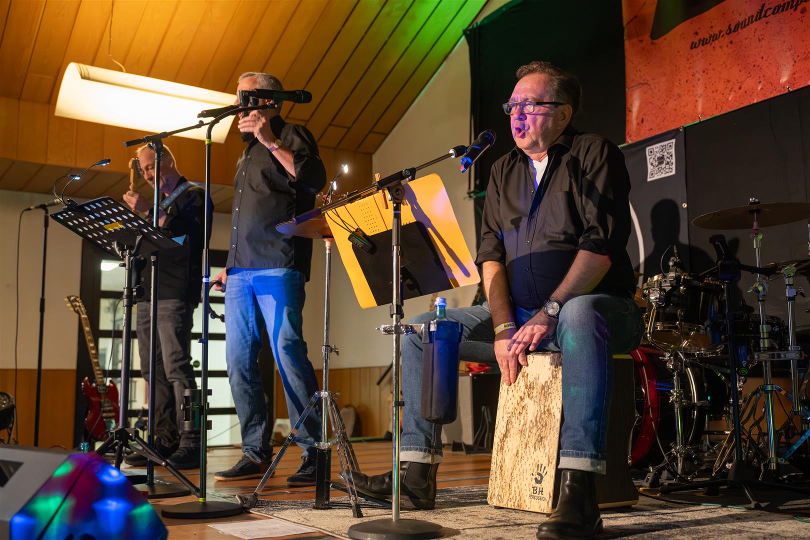 Soundcompound Live auf der Bühne